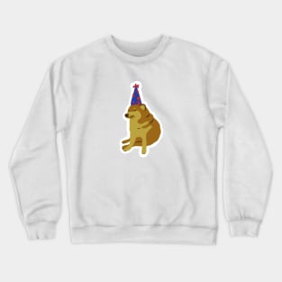 Birthday Cheems Crewneck Sweatshirt